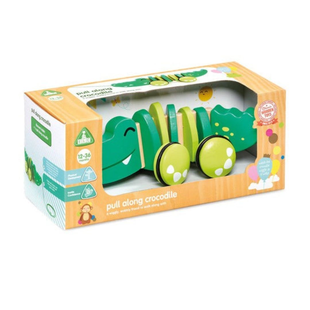 Early Learning Centre Wooden Pull Along Crocodile