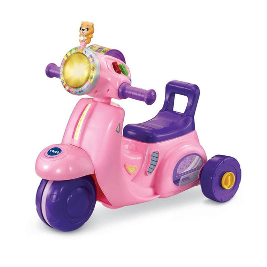 Interactive Scooter Carrier 3 in 1 Pink (French)