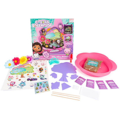 Gabby's Dollhouse Kitty Fairy Garden Set