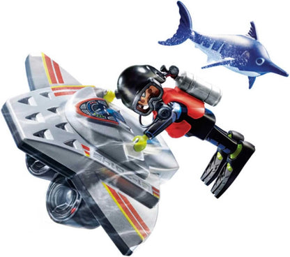 Playmobil Underwater Scooter and Diver