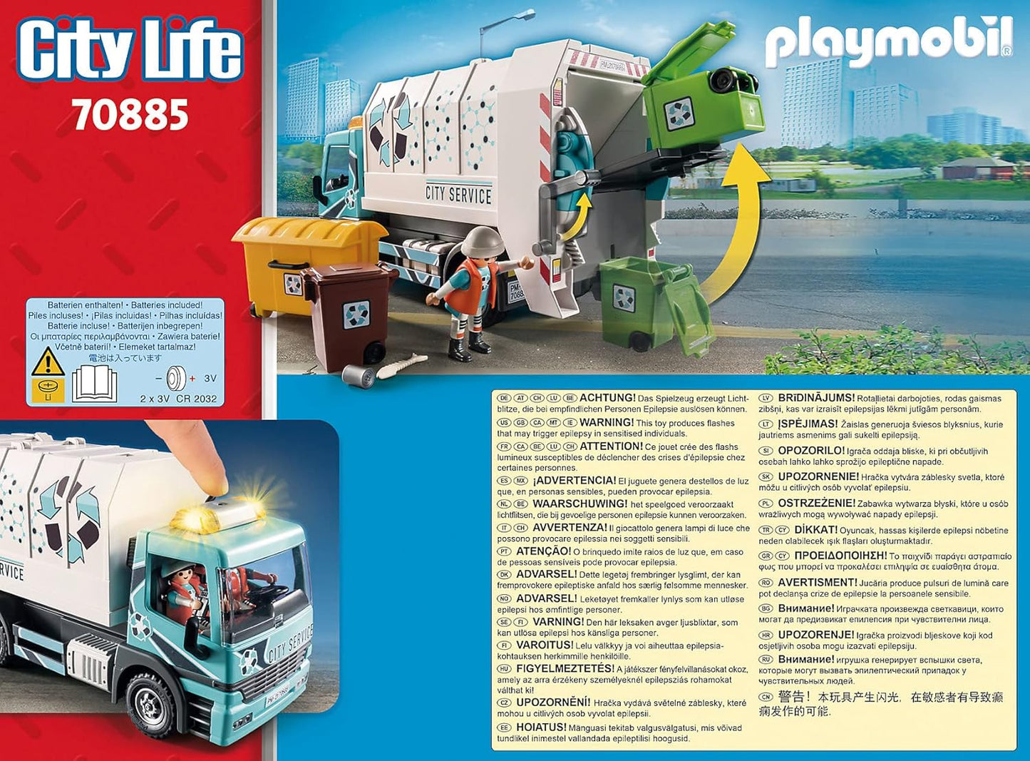 Playmobil City Recycling Truck