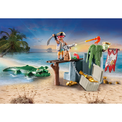 Playmobil Pirate with Alligator Starter Pack