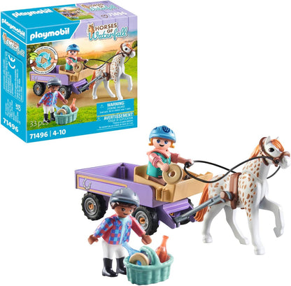 Playmobil Horses of Waterfall Pony Carriage A Magical Pony Ride