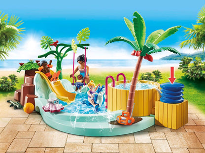 Playmobil My Life Children's Pool With Whirlpool