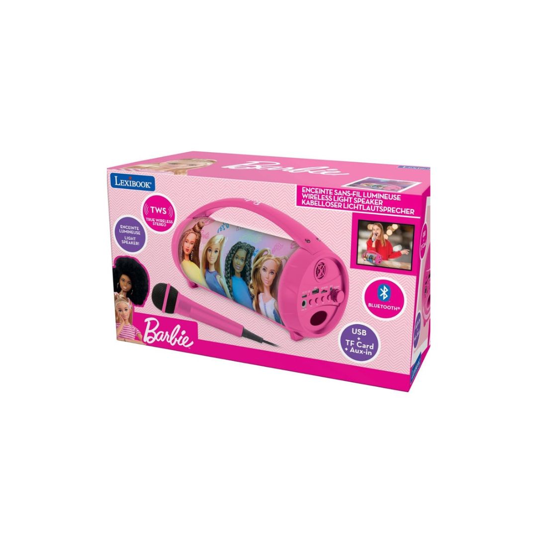 Lexibook Barbie Doll Wireless Light Speaker