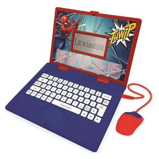 Bilingual Spiderman educational laptop