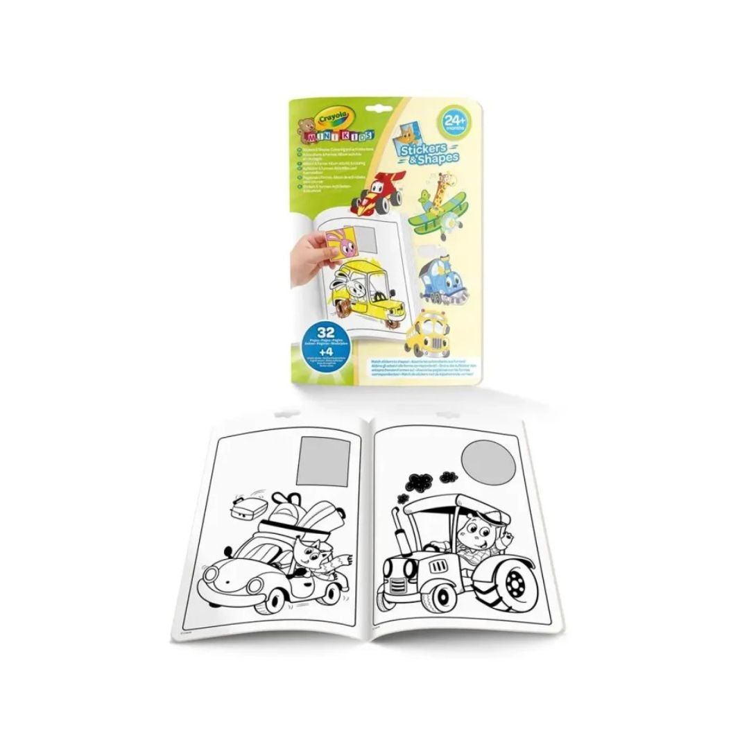 Crayola Color and Shapes Sticker Activity Book