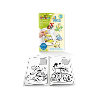 Crayola Color and Shapes Sticker Activity Book