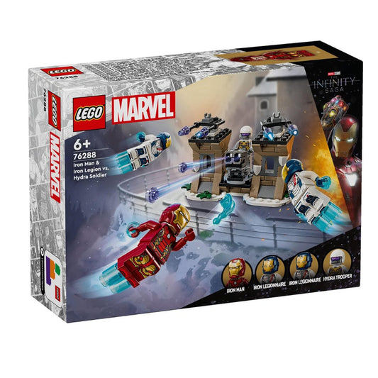 Lego Marvel Iron Man & Iron Legion vs. Hydra soldier 76288