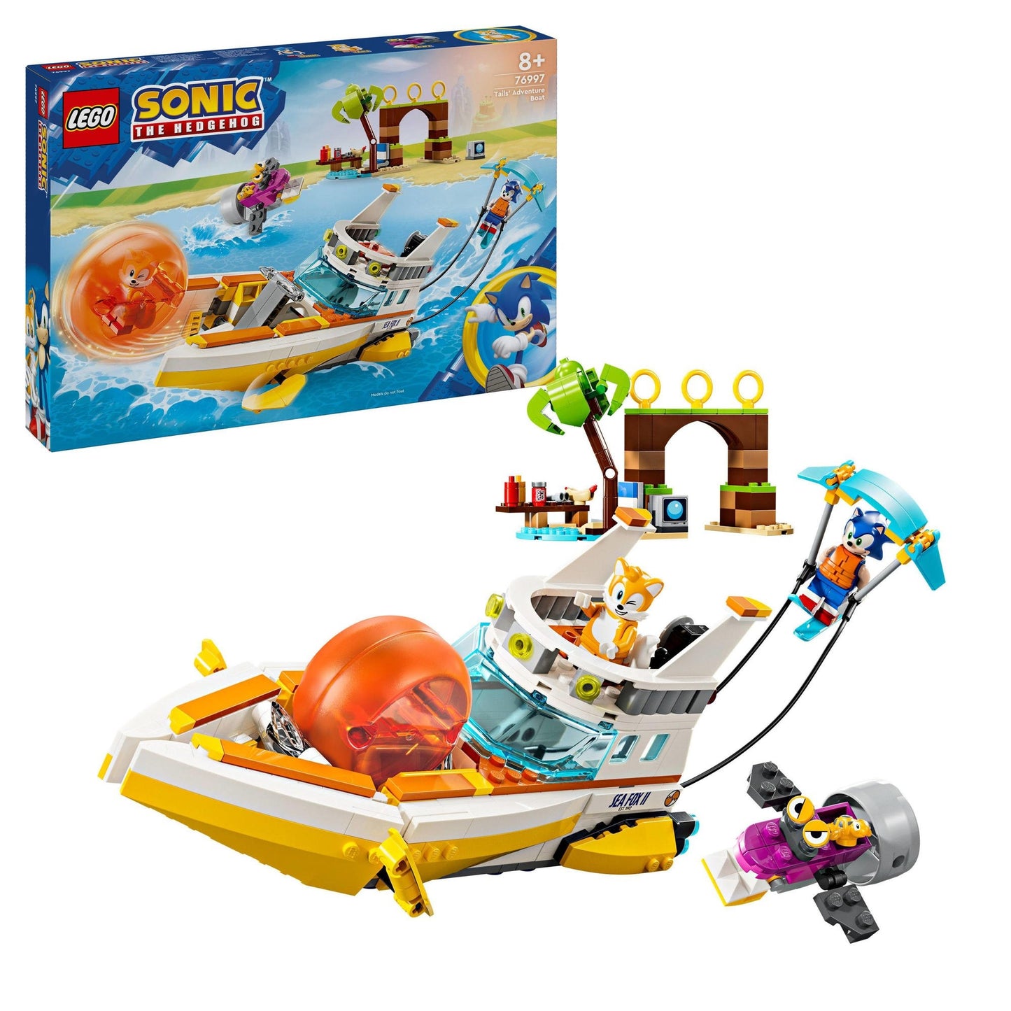 Lego Sonic the Hedgehog Tails’ Adventure Boat 76997