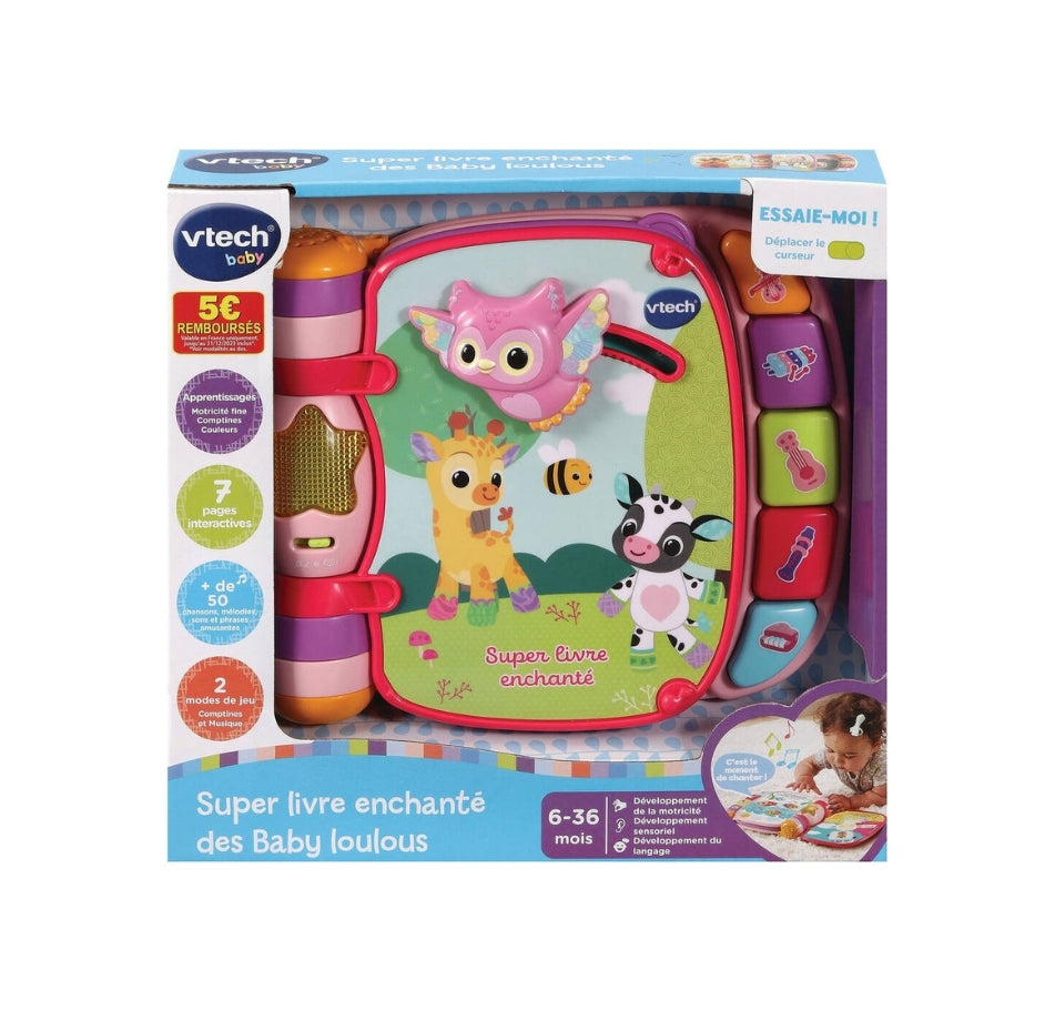 Vtech Super Livre Enchante Des Baby Loulous