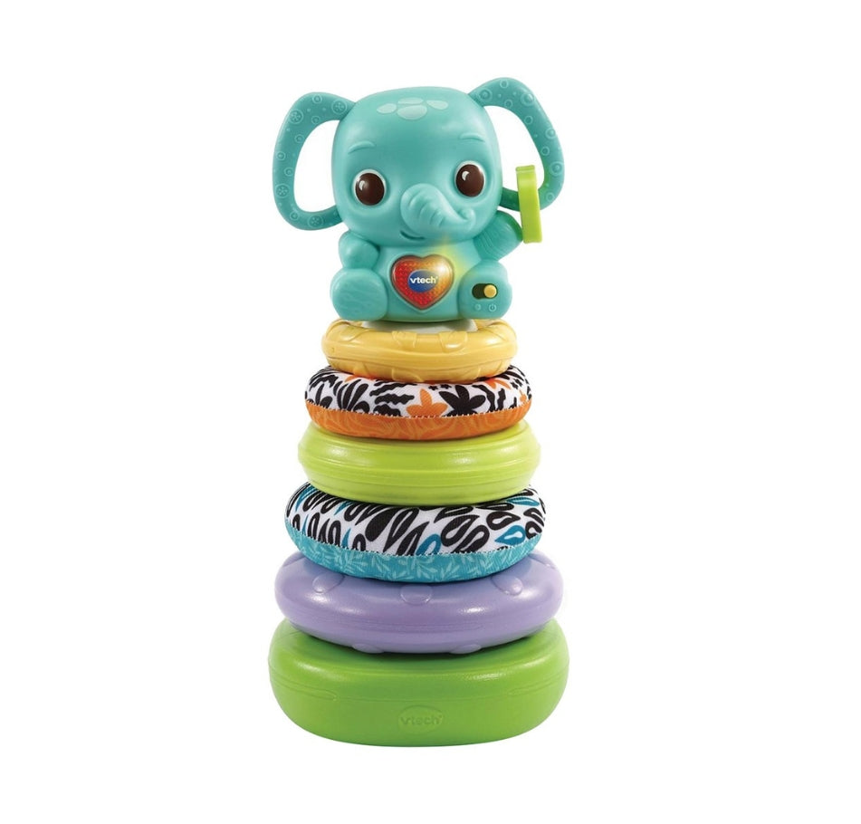 Vtech Baby Stack, Rattle & Link Elephant – TheToyShoplb