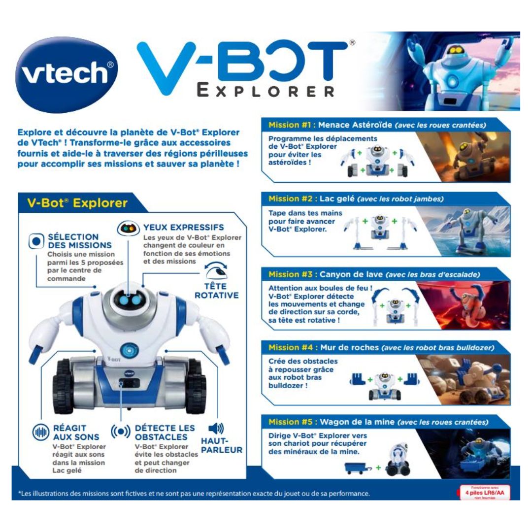 V Bot Explorer My 5 in 1 robot