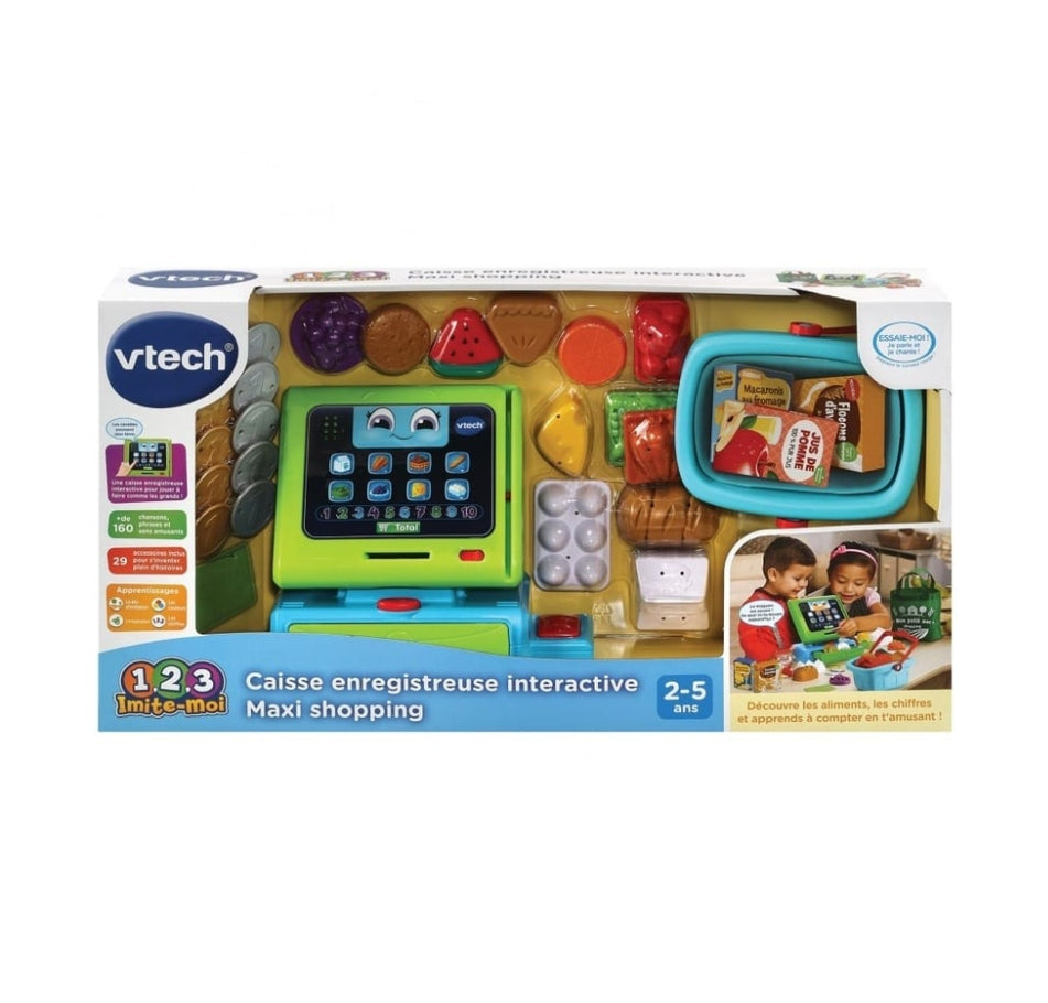 Vtech Caisse Enregistreuse Interactive Maxi Shopping