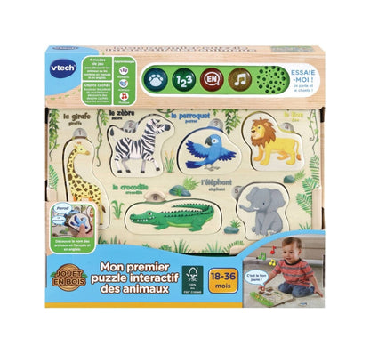 Vtech Mon Premier Puzzle Interactif Des Animaux