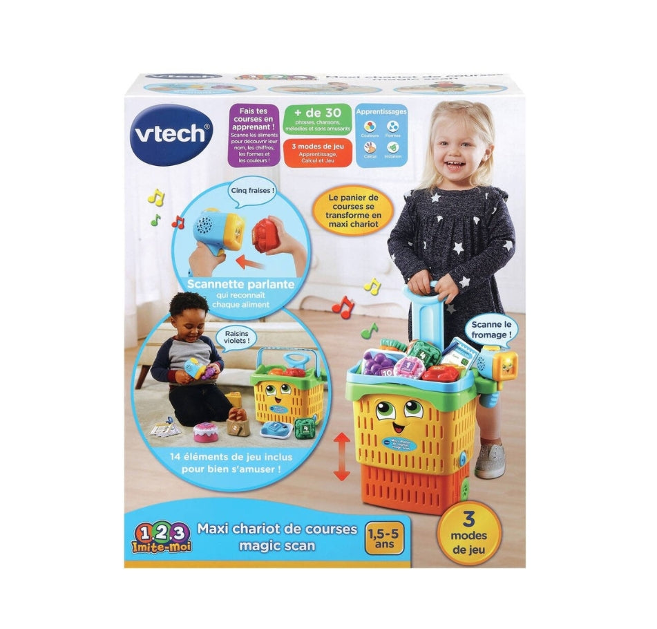 Vtech Maxi Chariot De Courses Magic Scan