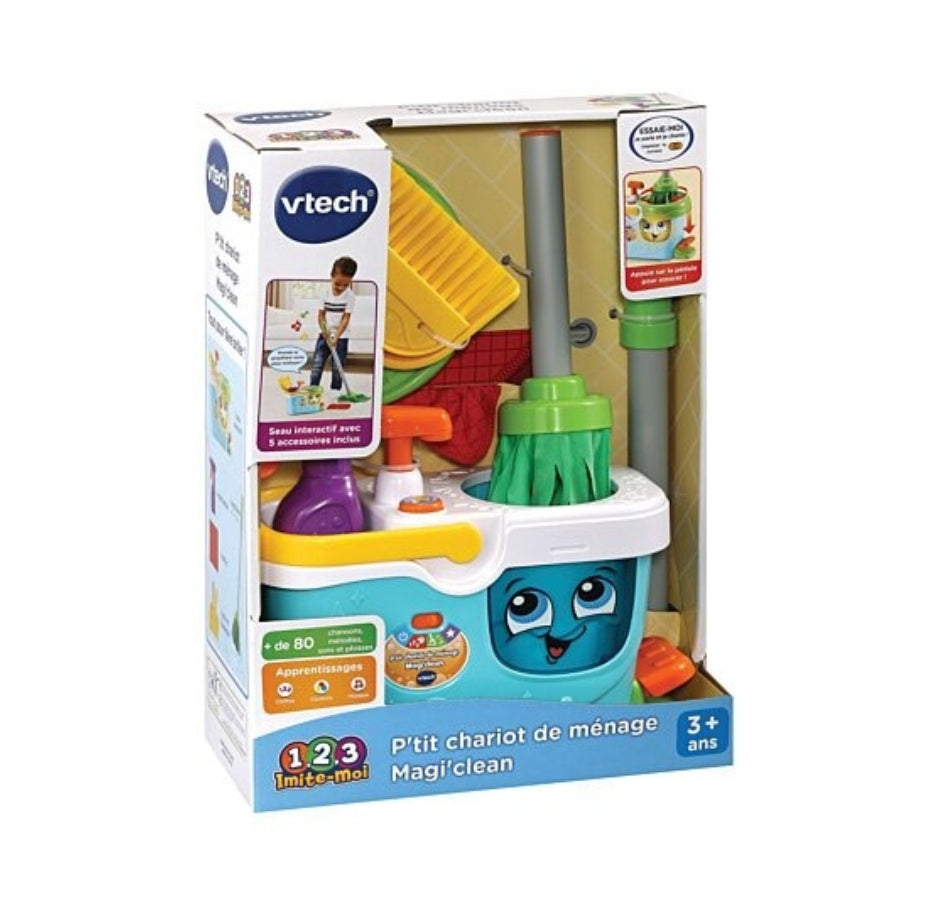 Vtech P'tit Chariot De Menage Magi Clean