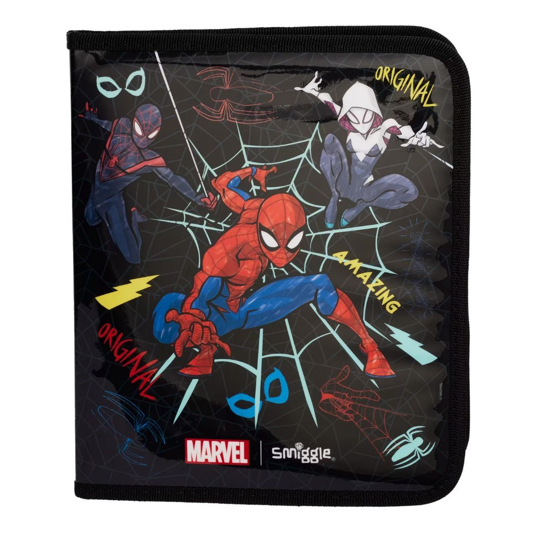 Smiggle Spiderman Zip It Pencil Case