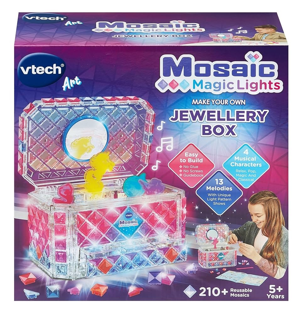 Mosaic Magic Lights Make Your Own Jewellery Box