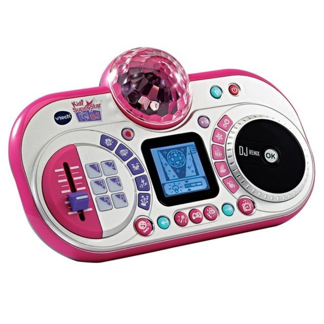 Kidi Super Star DJ & Karaoke System- Pink