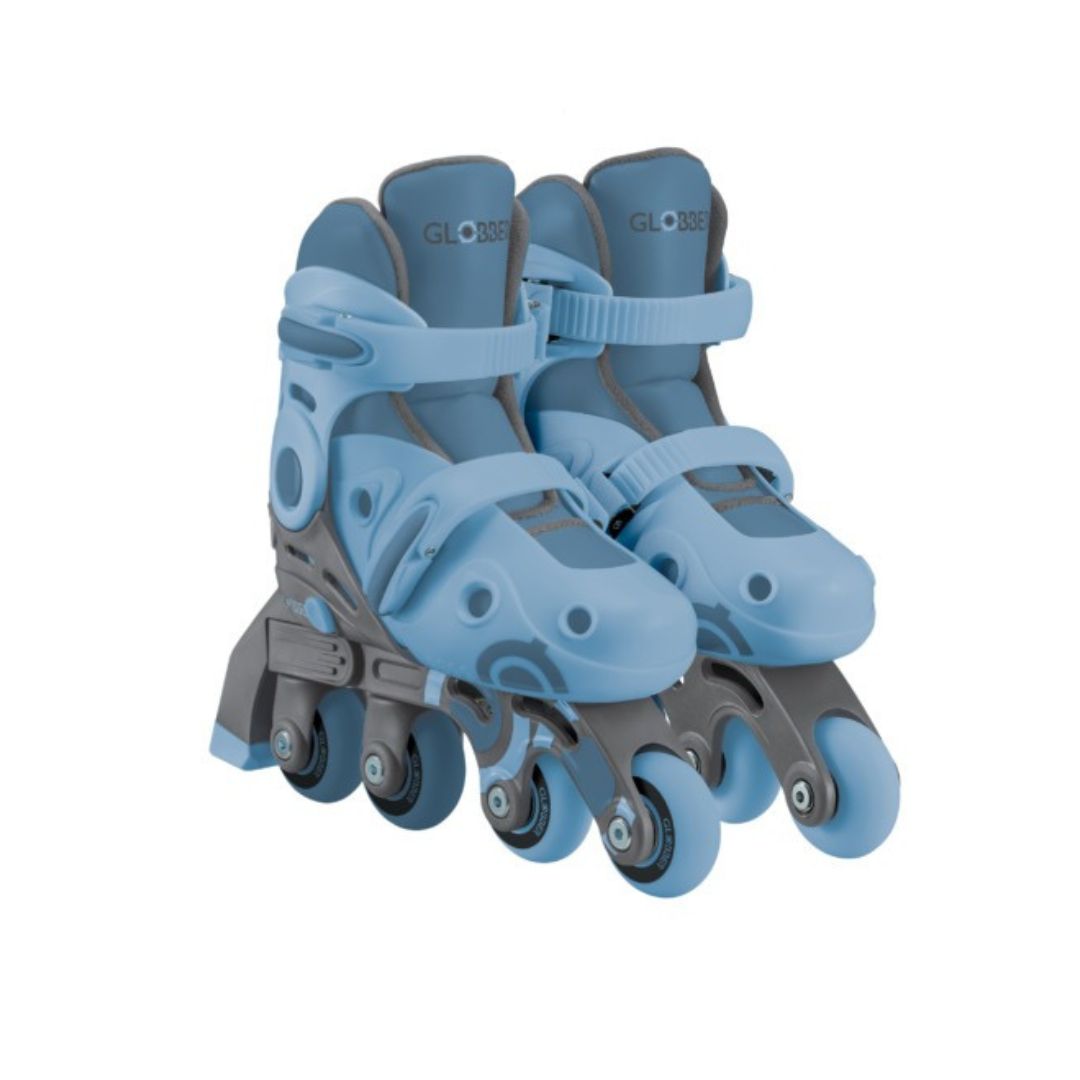 Globber 2in1 Learning Skates in Ash Blue