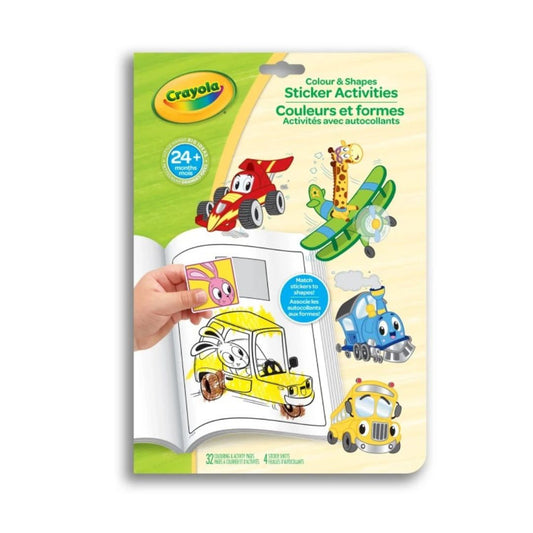Crayola Color and Shapes Sticker Activity Book