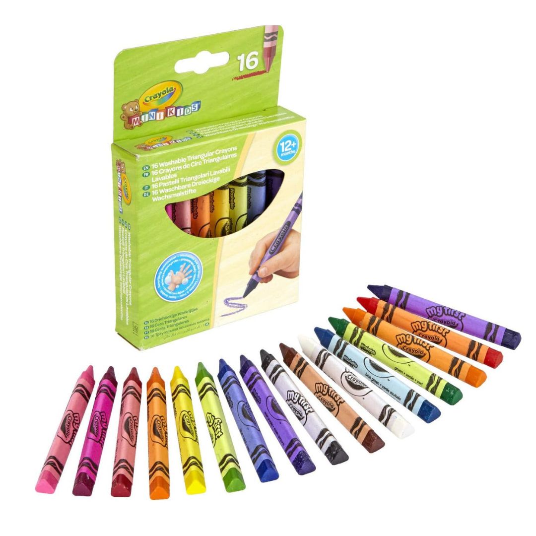 Beginnings Washable Triangular Crayons