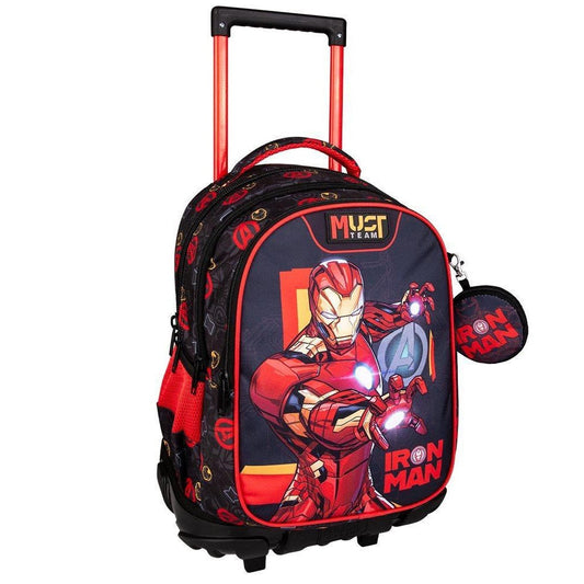 Avengers Iron Man Team Wheeled Backpack