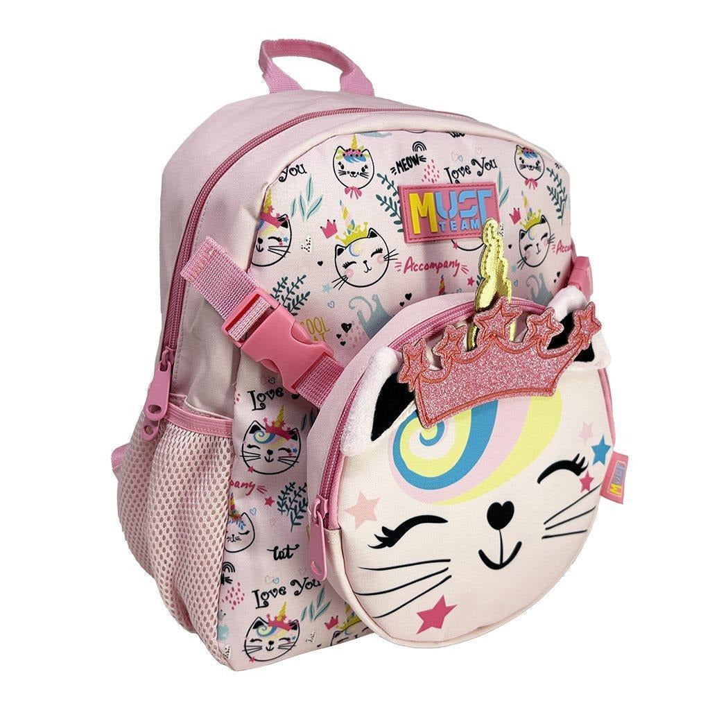 School Backpack Must Team Cat