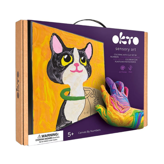 Modeling Clay 3D Painting Cat