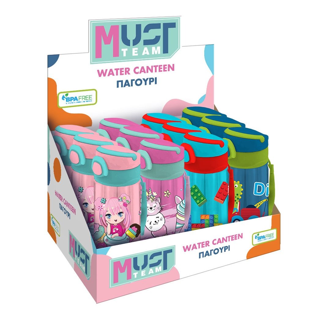 Plastic Water Bottle  500ml Assorted