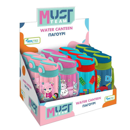 Plastic Water Bottle  500ml Assorted