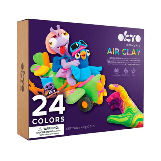 Air Clay Creativity Kit 24 Colors