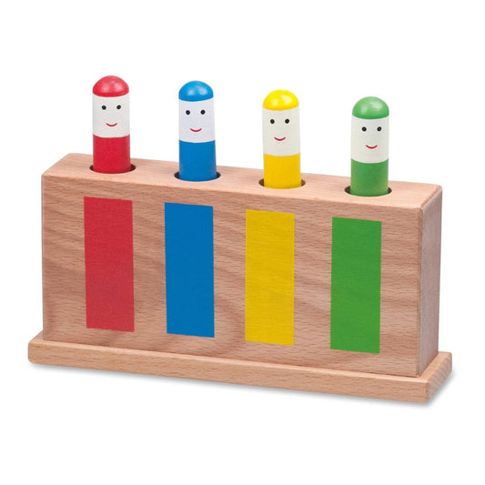 Pop-Up Wooden Sensory Toy