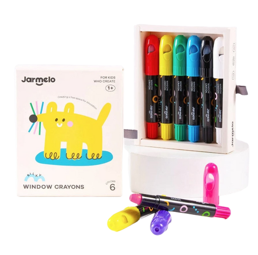 6 Window Crayons
