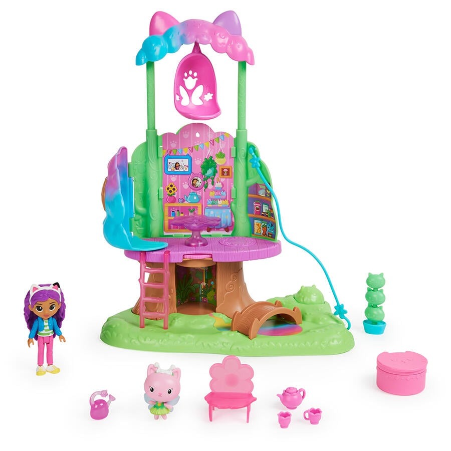 Gabby's Dollhouse Kitty Fairy's Garden Treehouse