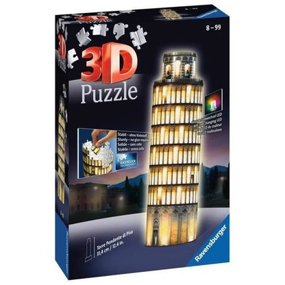 3D Puzzle Tower of Pisa Night Edition