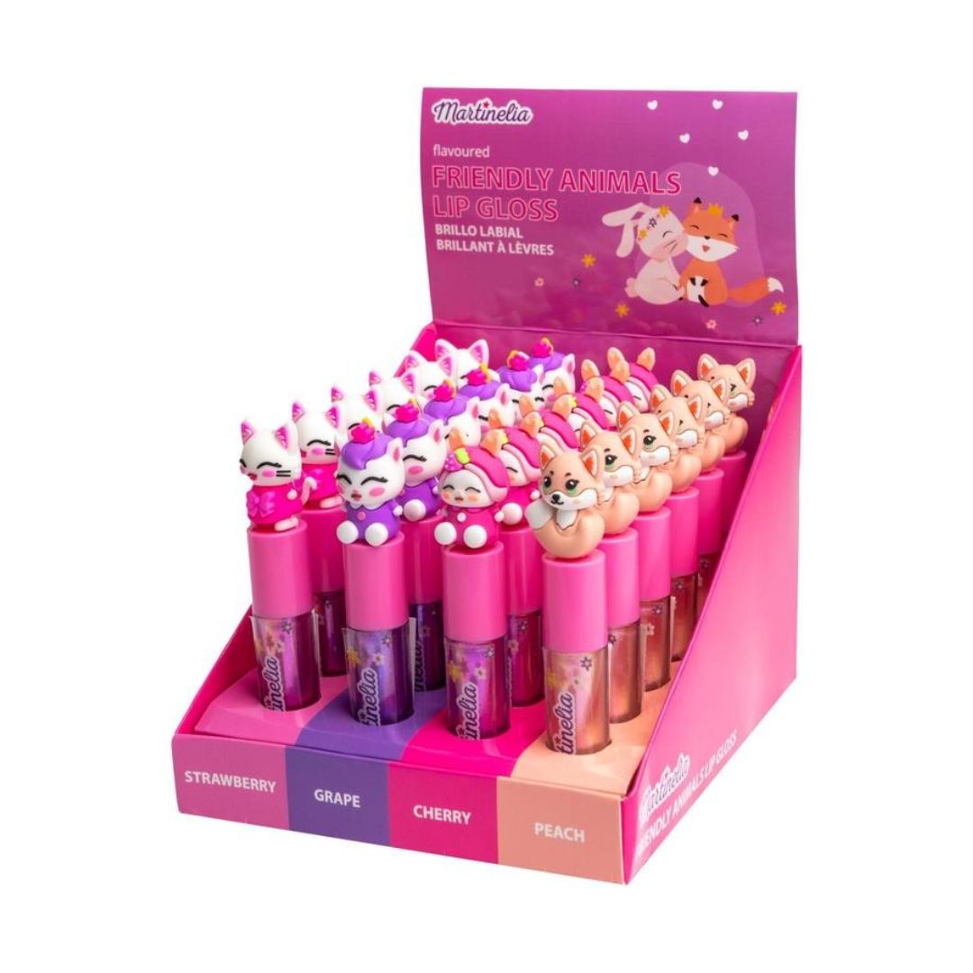 Lip Gloss Friendly Animals Assorted