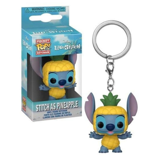 Stitch Pineapple Keychain