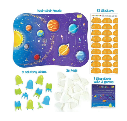 Mapology Solar System Dual Sided Puzzle