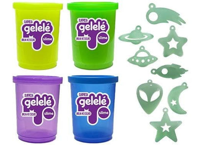 Glow in the Dark Slime with Space Surprise Assorted
