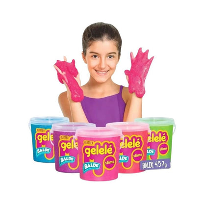 Balde Slime Glitter 457g