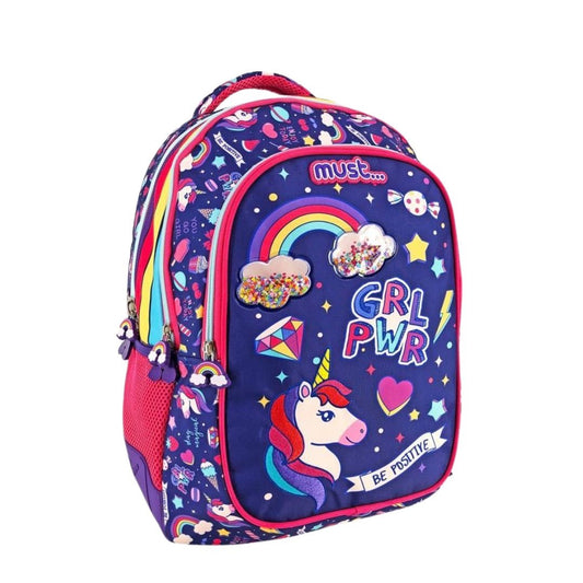 Must Be Positive Unicorn Backpack