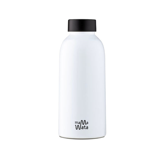 Insulated White Water Bottle 470ml