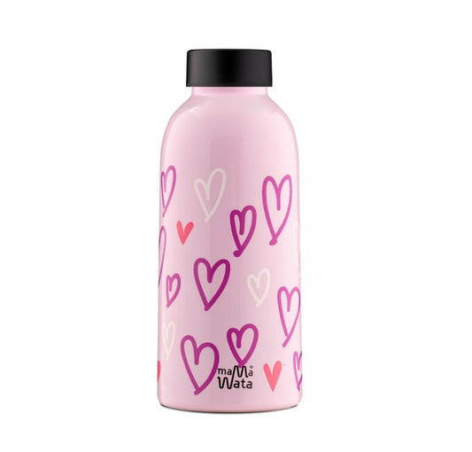 Insulated Hearts Water Bottle 470ml