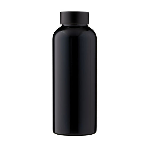 Single Wall Black Water Bottle 500ml