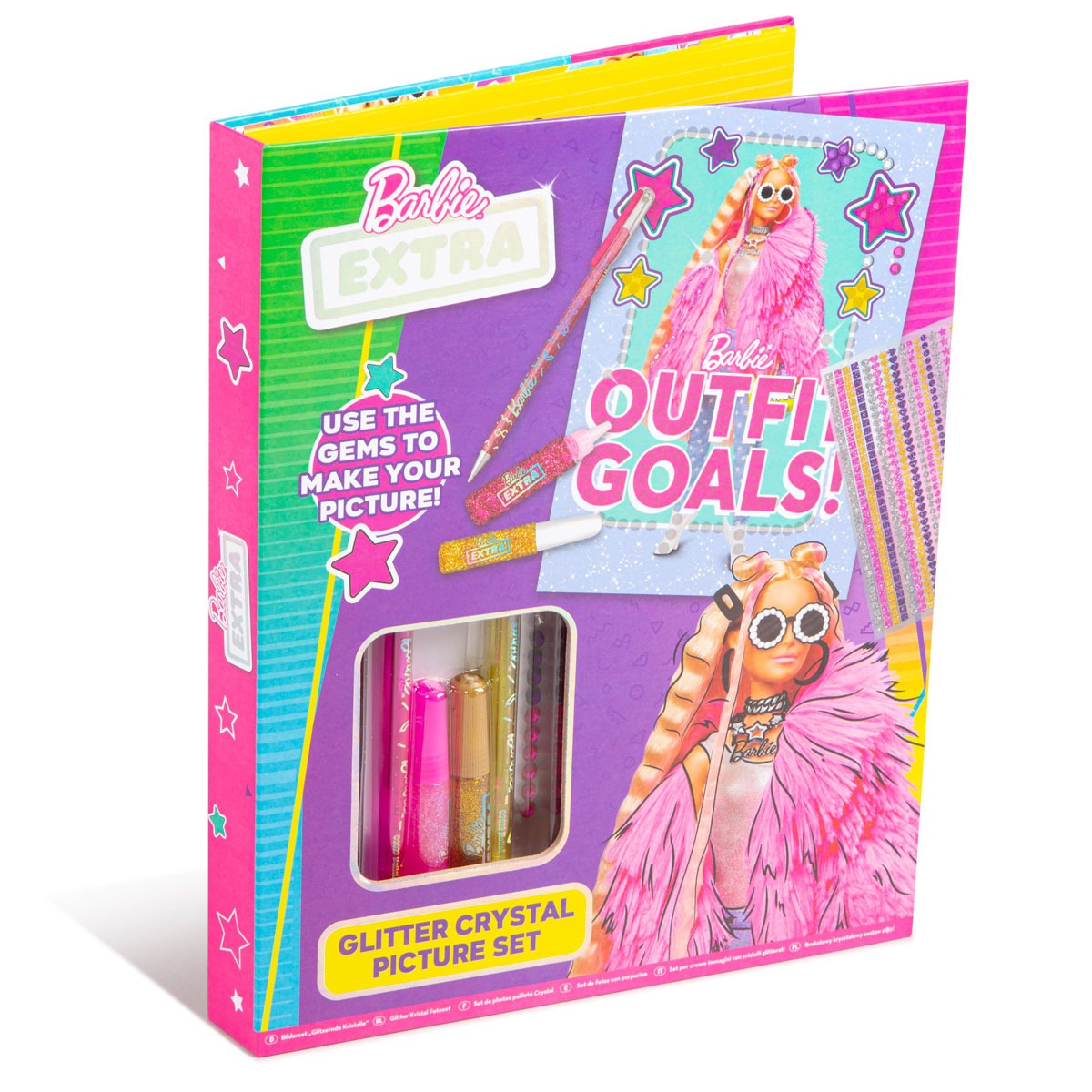 Barbie Glitter Crystal Picture Set