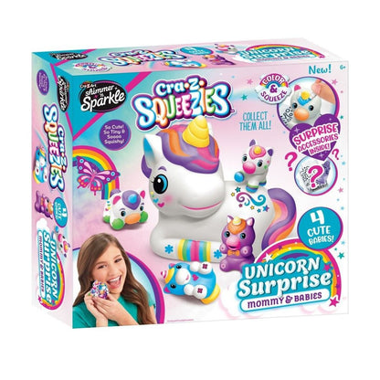 Shimmer N Sparkle Squeezies Unicorn Surprise Mommy & Babies