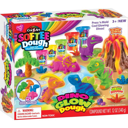Softee Dough Dino Neon Dough