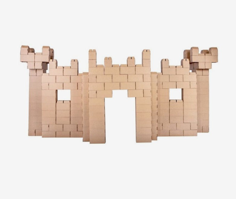 Rikbits Brown Color Building Blocks (110 Pieces)